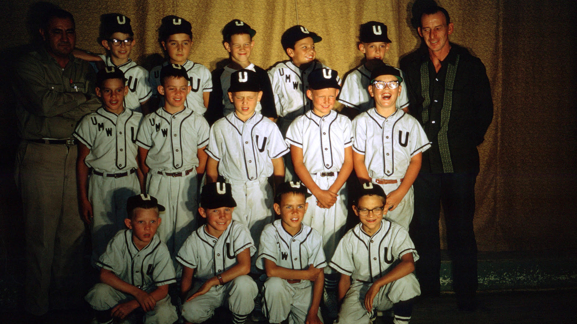 historic photo of little league team