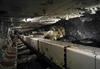 Photo of underground longwall miner